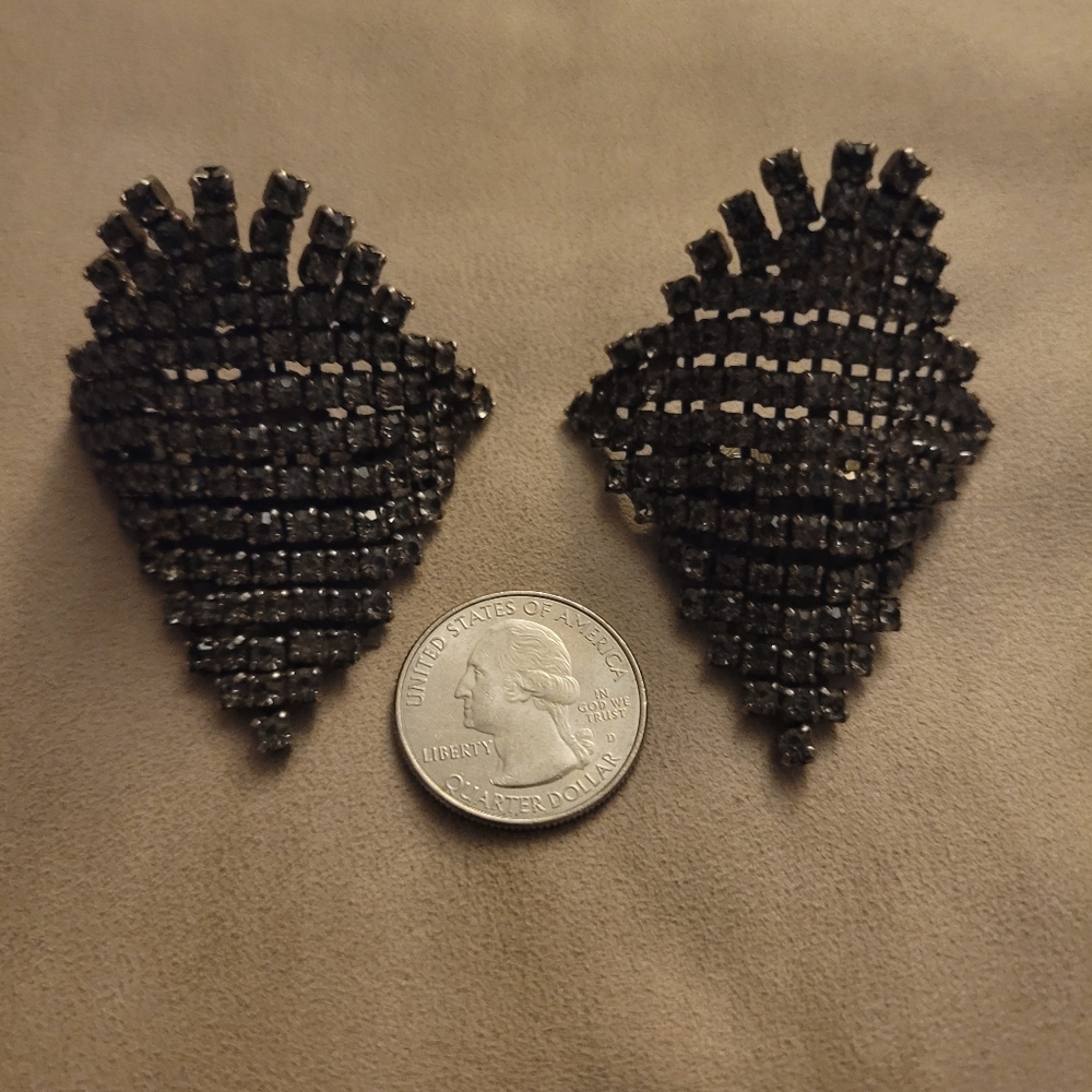 Vintage Musi Rhinestone Shoe Clips